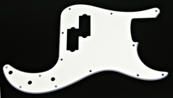 chrome p bass pickguard